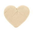 Plyšový Polštářek Srdce Mealini  - Krémové