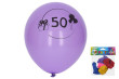 Balónek nafukovací 30 cm sada 5ks s číslem - 50