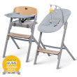 Set jídelní židlička Livy Olive + lehátko Calmee, Premium Kinderkraft - Oak