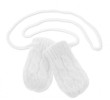 Kojenecké rukavičky pletené, zimní - Vel. 56-68 (0-6 m) Baby Nellys - Bílé