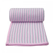 Dětská pletená deka spring T-tomi - Bílo - růžová