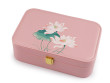 Šperkovnice leknín 14,5 x 22 x 7 cm - Růžová