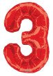 Nafukovací číslice červená 86 cm - 3
