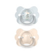 Dudlík SX Pro fyziologický 2 ks Butterfly Wonderland New 0-6 m Suavinex  - Modrý/krémový