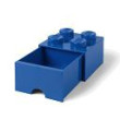 LEGO úložný box 4 s šuplíkem - Modrá