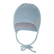 Čepice pletená zavazovací LA Outlast ® Sv.mentolová - 39-41 cm