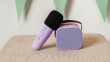 Bluetooth Karaoke set mikrofon a reproduktor Lalarma - Fialový