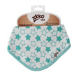 Bambusový dětský slintáček/šátek Kikko - Little Stars Turquoise