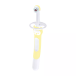 Mam Training Brush - dětský zubní kartáček 5m+ s bezpečnostním krytem - Pastel žlutý