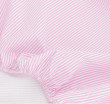 Bavlněné prostěradlo do postýlky 60 x120 cm Mamo Tato - Růžový jemný proužek