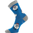 Ponožky dětské slabé z merino Vlněnka s ionty stříbra tm. tyrkys VoXX  - Vel. 25-29 (17-19)