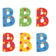 Bigjigs Toys Hvězdičkové písmenko - Písmenko B