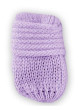 Kojenecké rukavičky pletené, zimní - Vel. 56-68 (0-6 m) Baby Nellys - Lila