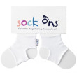 Sock ons - držák ponožek - Bílá 0-6m