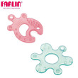 Kousátko silikonová sada kroužek a rybička Farlin - Pro holky