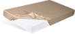 Prostěradlo jersey s gumou 70 x 140 cm BabyMatex - Hnědé