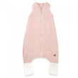 Mušelínový spací vak se zahrnovacími nohavičkami - pudrově růžový Baby Nellys - Vel. S