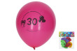 Balónek nafukovací 30 cm sada 5ks s číslem - 30