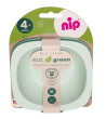 NIP GREEN line miska, 2ks - Green/light green