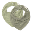 Bryndáček bandana 2 ks Little Dutch - Pure Sage