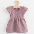Kojenecké mušelínové šaty New Baby lavender - Vel. 80