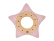 Kousátko silikon a dřevo Star KikkaBoo - Pink