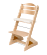 Dětská rostoucí židle Jitro Plus Buk - Hnědý klín + lněný