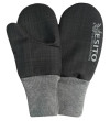 Zimní palcové rukavice softshell s beránkem Grey Esito - 5 - 7 let