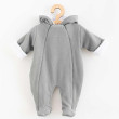 Zimní kojenecká kombinéza s kapucí New Baby Frosty grey - Vel. 74