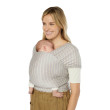 Šátek/Aura Sustainably Sourced Knit Baby Wrap Ergobaby - Grey Stripes