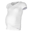 Tričko těhotenské KR tenké Outlast® Bílá - Vel. XL