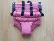 Jitro vatelínové kalhotky s kšandičkami  - Růžová
