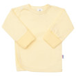 Kojenecká košilka s bočním zapínáním New Baby žlutá  - Vel. 50