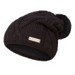 Čepice pletená bambule Outlast ® - černá - Vel. 4 (45-48cm)
