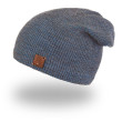 Čepice pletená UNI Outlast ® Modrošedý melír - Vel. 5 (49 - 53 cm)