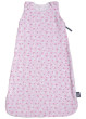 Letní spací pytel, zajíc růžový zip na boku  - 70 cm