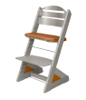 Dětská rostoucí židle Jitro Plus Šedá - Dub klín + hnědý