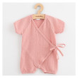 Kojenecký letní mušelínový overal New Baby pink - Vel. 56