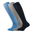 Podkolenky dětské slabé Emkono jednobarevné chlapecké 3 páry mix barev - Vel. 20-24 (14-16)