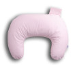 Bambusový polohovací polštář MiniRelax 150 cm Babymatex - Růžový
