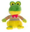 Zvířátko plyšové 25 cm v oblečku 0 m+ - Žabka
