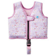 Dětská plovací vesta Go Splash s bezpečnostním páskem Lilac Spring - Vel. M (2-4 roky )