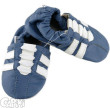 Kožené capáčky 12-18 m (21) 14 cm Capiki - TENISKY tmavě modré