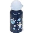 Vilac Kovová láhev na vodu 330 ml 1 ks - Tmavě modrá vesmírná