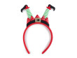 Čelenka do vlasů vánoční / párty  - Červená