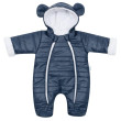 Zimní kojenecká kombinéza s kapucí a oušky New Baby Pumi blue  - Vel. 68
