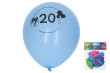 Balónek nafukovací 30 cm sada 5ks s číslem - 20
