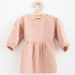 Kojenecké mušelínové šaty New Baby Comfort clothes růžová - Vel. 62