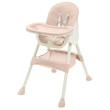 Jídelní židlička Baby Mix Nora dusty - Pink