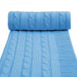 Dětská pletená deka copankový vzor T-Tomi - Blue
